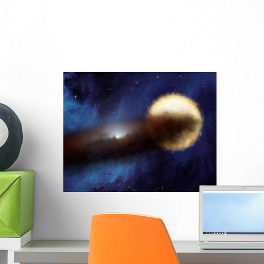 Illustration Bright Star Called Wall Decal
