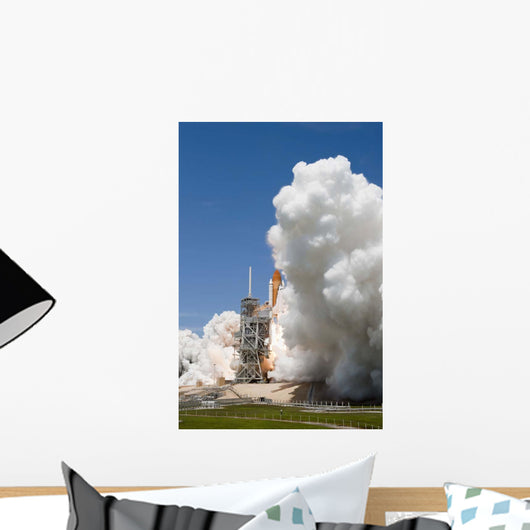 Exhaust Plume Forms around Wall Decal Design 1