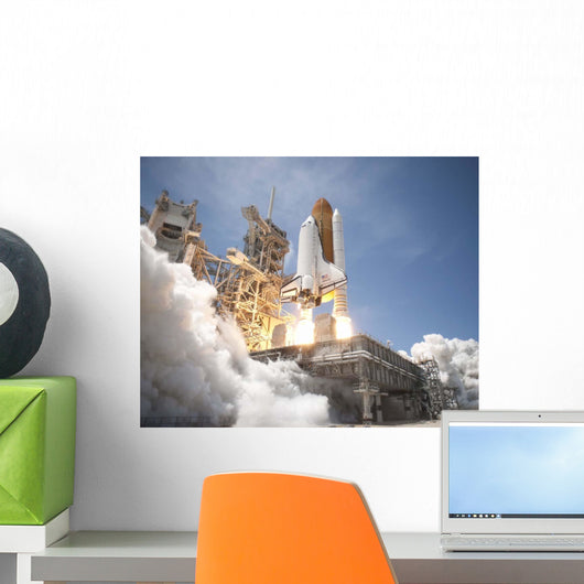 Exhaust Plume Forms under Wall Decal Design 4