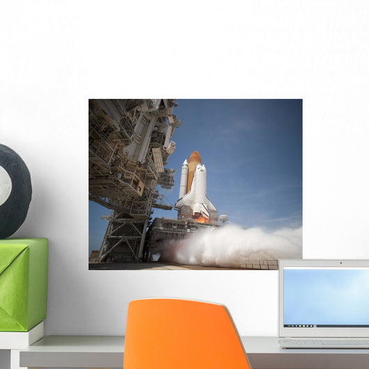 Exhaust Plume Forms under Wall Decal Design 3
