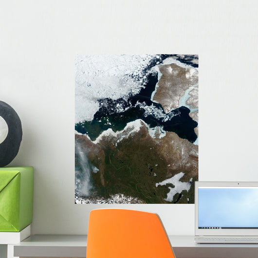 Satellite Northwest Canada Wall Decal