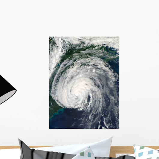 Hurricane Earl off Mid-Atlantic Wall Decal