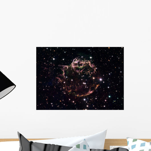 Detailed Tattered Remains Supernova Wall Decal