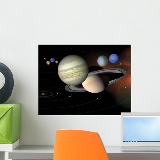 Solar System Wall Decal Design 2