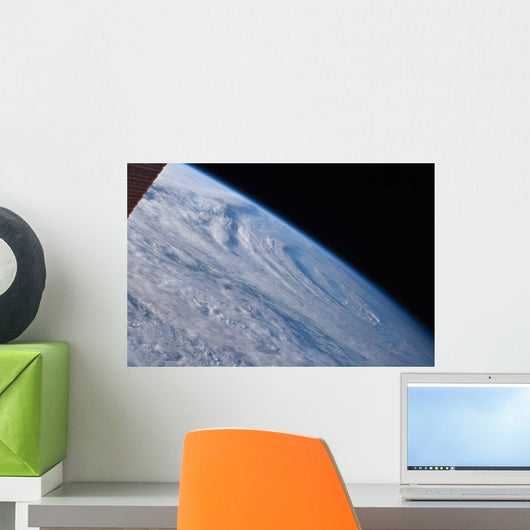 High-oblique Extra-tropical Unnamed Cyclone Wall Decal Design 2