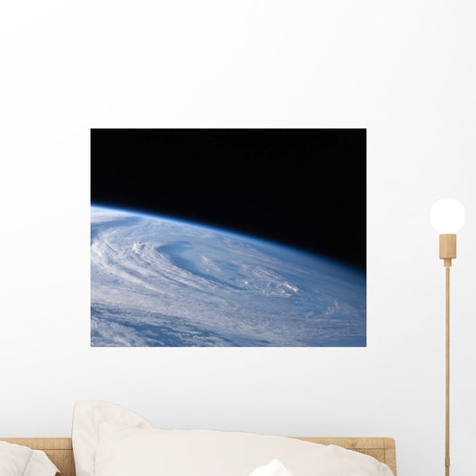 High-oblique Extra-tropical Unnamed Cyclone Wall Decal Design 1