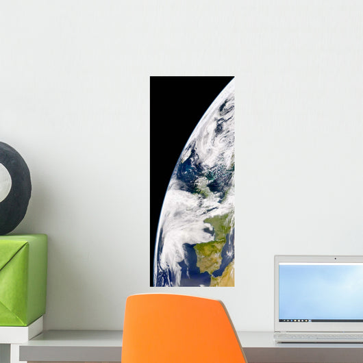 Earth from Space Showing Wall Decal