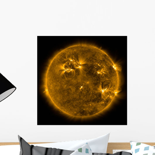 Solar Activity Sun Wall Decal Design 2