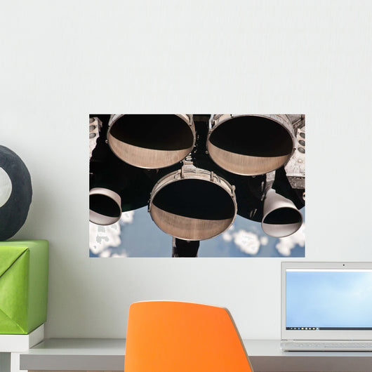Close-up Three Main Engines Wall Decal