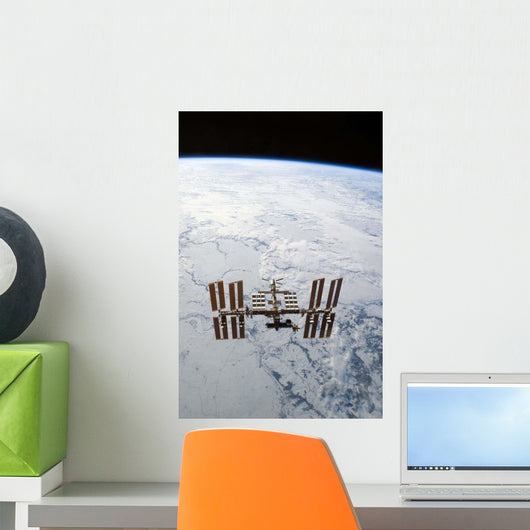 International Space Station Orbit Wall Decal Design 1