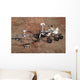 Three Generations Mars Rovers Wall Decal Design 2