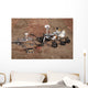 Three Generations Mars Rovers Wall Decal Design 2