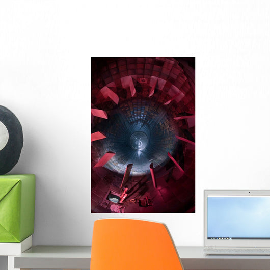 Inside Diffuser Section 16-foot Wall Decal Design 2