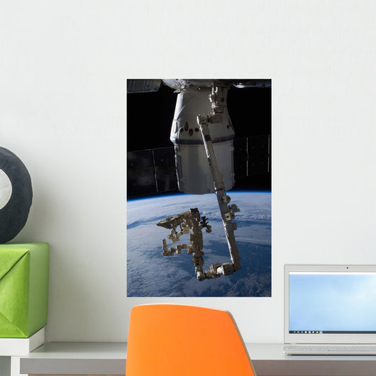 SpaceX Dragon Commercial Cargo Wall Decal Design 3