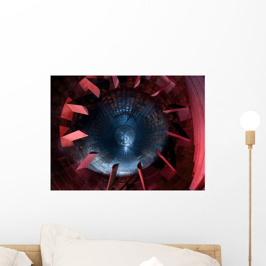 Inside Diffuser Section 16-foot Wall Decal Design 1