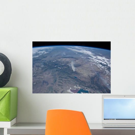 From Space Wild Fires Wall Decal
