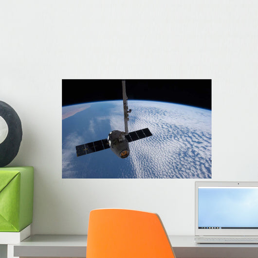 Spacex Dragon Cargo Craft Wall Decal Design 3