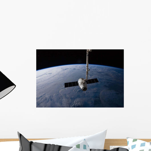 Spacex Dragon Cargo Craft Wall Decal Design 1
