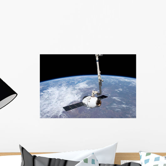 SpaceX Dragon Cargo Craft Wall Decal Design 1