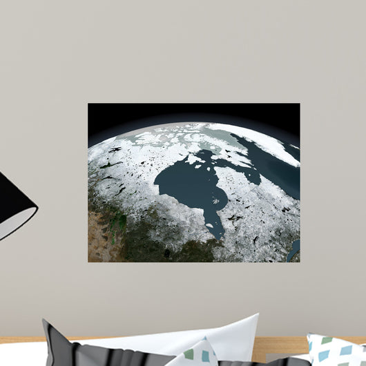 Hudson Bay Sea Ice Wall Decal Design 1