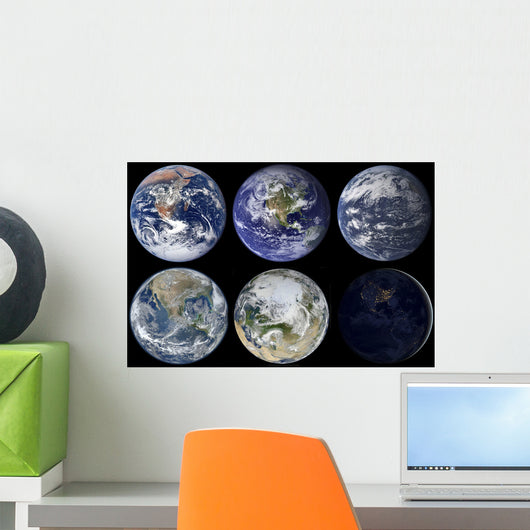 Image Comparison Iconic Views Wall Decal