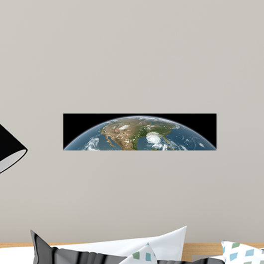 Panoramic Planet Earth and Wall Decal Design 2