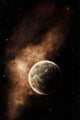 Planet Full Massive Mountain Wall Decal