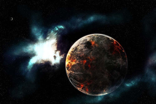 Planet Harvested off It's Wall Decal