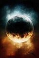 Rare Planet Surrounded Cloud Wall Decal