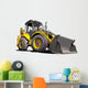 Yellow Construction Bulldozer Wall Decal