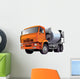 Orange Cement Truck Wall Decal