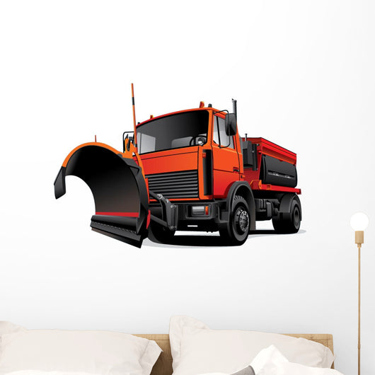 Bulldozer Wall Decal