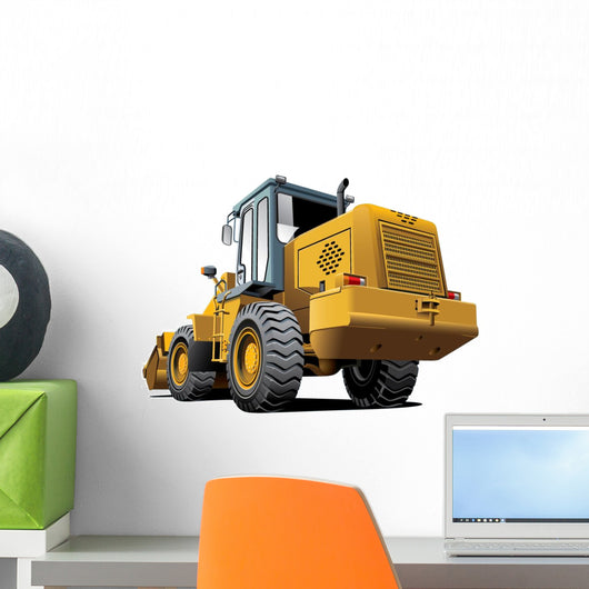 Bulldozer Construction Wall Decal