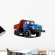 Blue and Red Dump Wall Decal