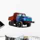 Blue and Red Dump Wall Decal