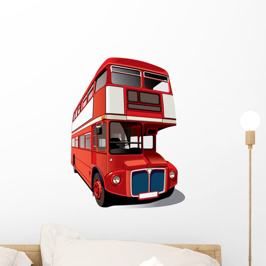 Omnibus Double Decker Bus Wall Decal