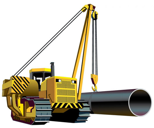 Crane Lifting Construction Wall Decal