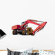 Red Crane Construction Wall Decal