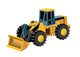 Yellow Cartoon Bulldozer Wall Decal
