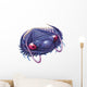 Trilobite swimming. Wall Decal