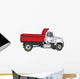 Red and White Dump Wall Decal