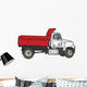 Red and White Dump Wall Decal