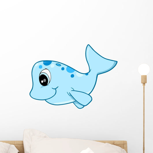 Cute Little Blue Spotted Wall Decal