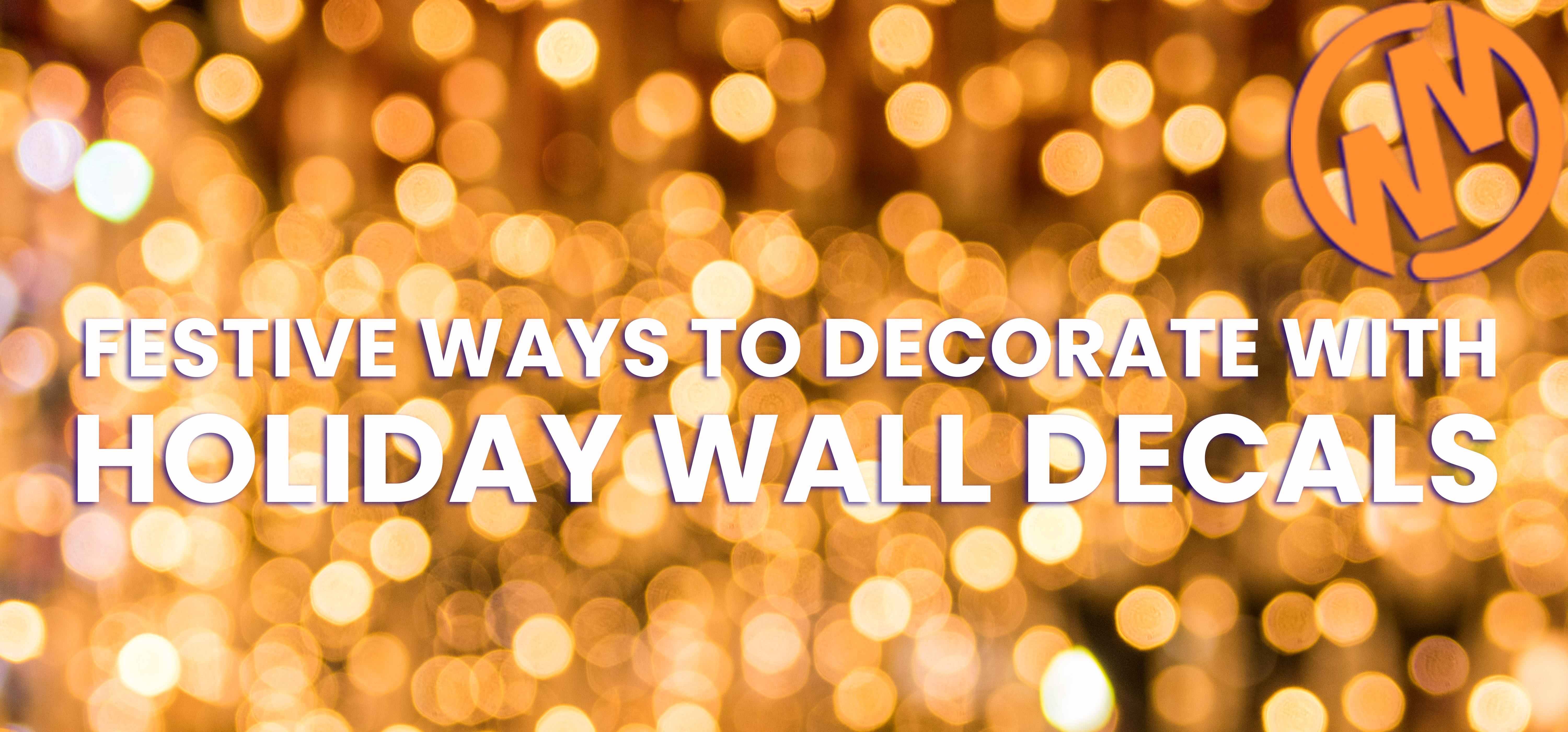 10 Festive Ways to Decorate With Holiday Wall Decal Packages