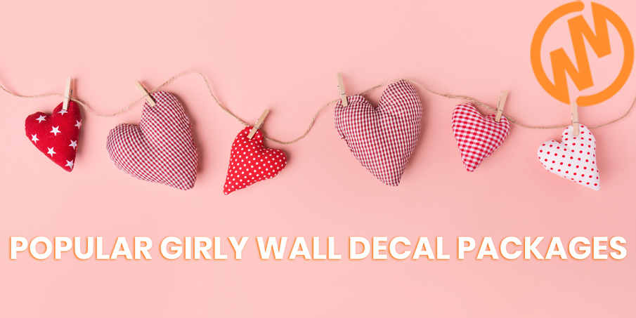 10 of the Most Popular Girly Wall Decal Packages