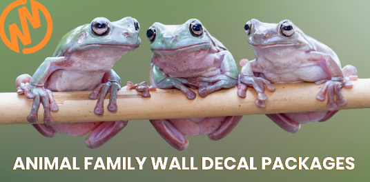 Animal Wall Decal Packages: 10 Cute Families