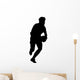 Running Rugby Wall Decal