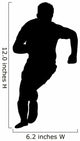Running Rugby Wall Decal