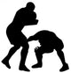 Boxing Match Boxers Wall Decal