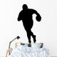 Running Rugby Wall Decal